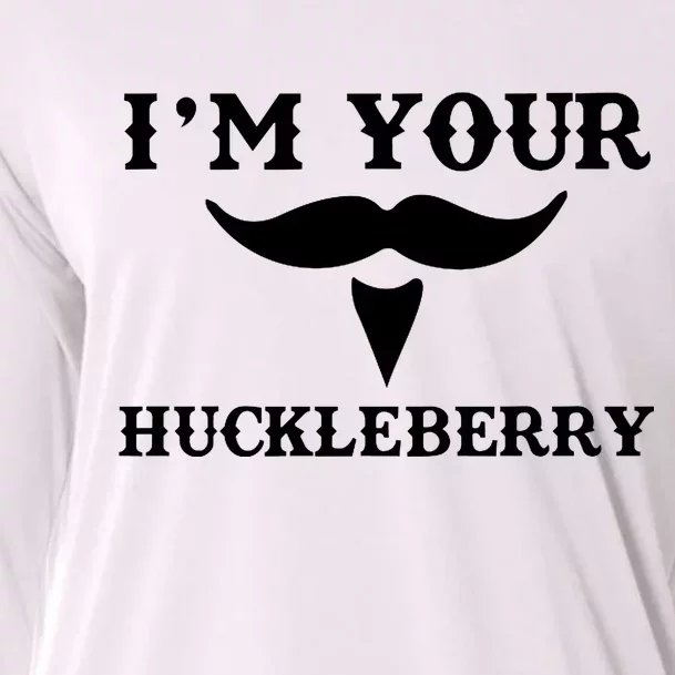 I'm Your Huckleberry Simple Design Cooling Performance Long Sleeve Crew