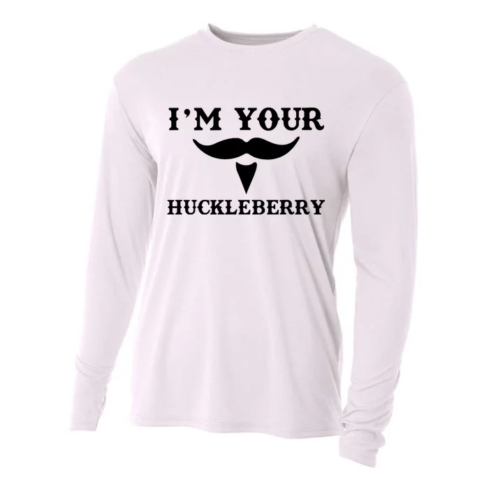 I'm Your Huckleberry Simple Design Cooling Performance Long Sleeve Crew