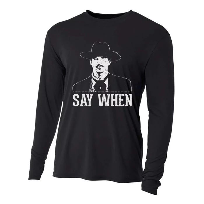 Say When Cooling Performance Long Sleeve Crew