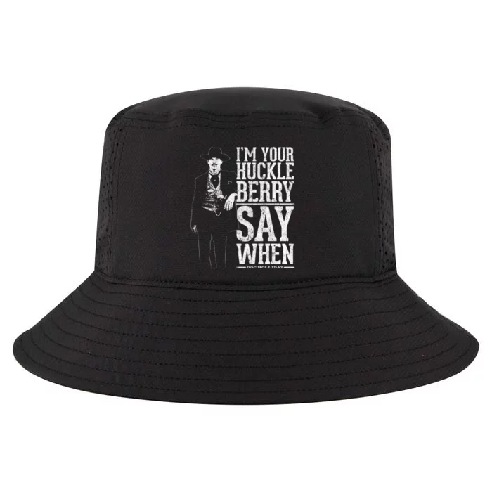 I'm Your Huckleberry Say When Doc Holiday Cool Comfort Performance Bucket Hat