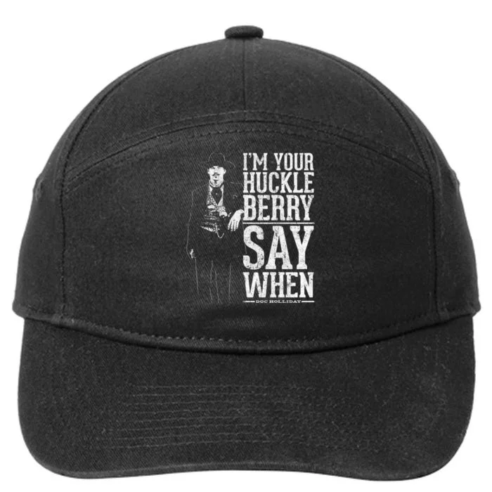 I'm Your Huckleberry Say When Doc Holiday 7-Panel Snapback Hat