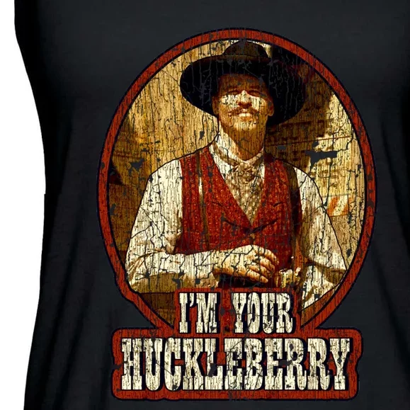 I'm Your Huckleberry Say When Doc Holiday Ladies Essential Flowy Tank