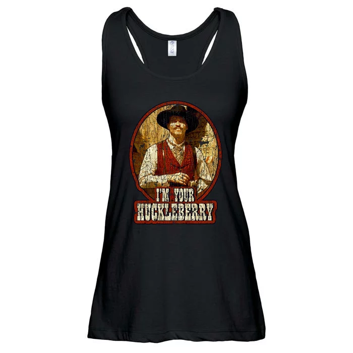 I'm Your Huckleberry Say When Doc Holiday Ladies Essential Flowy Tank