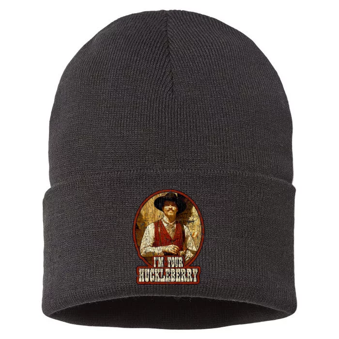 I'm Your Huckleberry Say When Doc Holiday Sustainable Knit Beanie