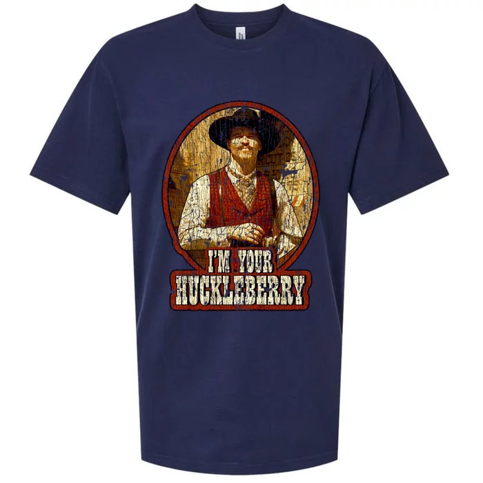 I'm Your Huckleberry Say When Doc Holiday Sueded Cloud Jersey T-Shirt