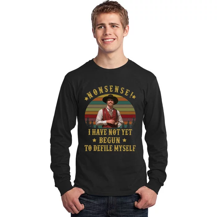 I'm Your Huckleberry, Say When, Doc Holiday Tall Long Sleeve T-Shirt