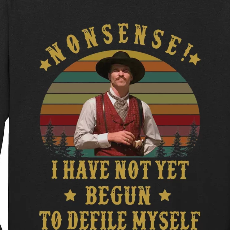 I'm Your Huckleberry, Say When, Doc Holiday Tall Long Sleeve T-Shirt