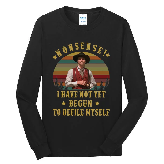 I'm Your Huckleberry, Say When, Doc Holiday Tall Long Sleeve T-Shirt