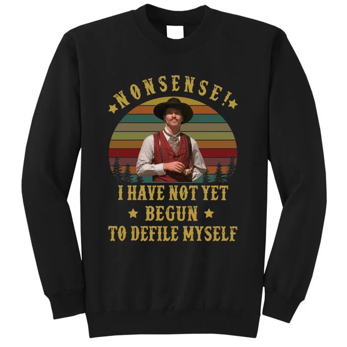 I'm Your Huckleberry, Say When, Doc Holiday Tall Sweatshirt