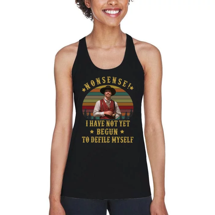 I'm Your Huckleberry, Say When, Doc Holiday Women's Racerback Tank