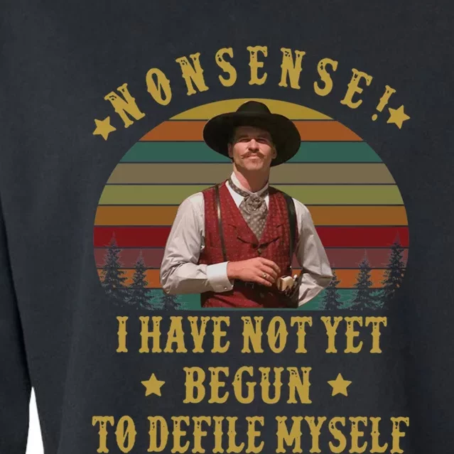 I'm Your Huckleberry, Say When, Doc Holiday Cropped Pullover Crew