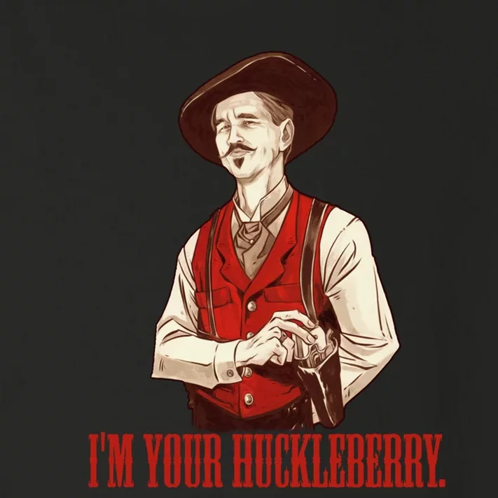 I'm Your Huckleberry Say When Doc Holiday Toddler Long Sleeve Shirt