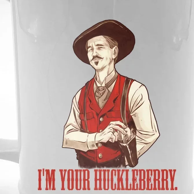 I'm Your Huckleberry Say When Doc Holiday Front & Back Beer Stein