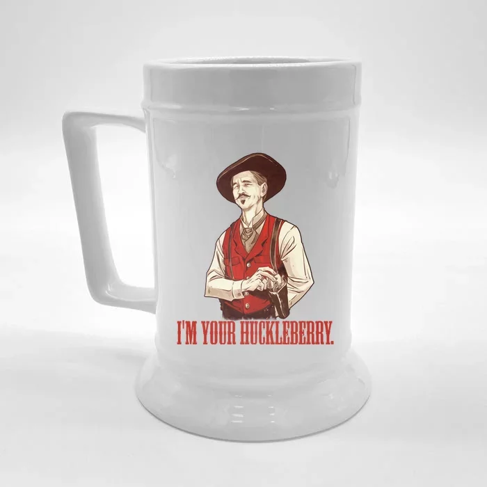 I'm Your Huckleberry Say When Doc Holiday Front & Back Beer Stein