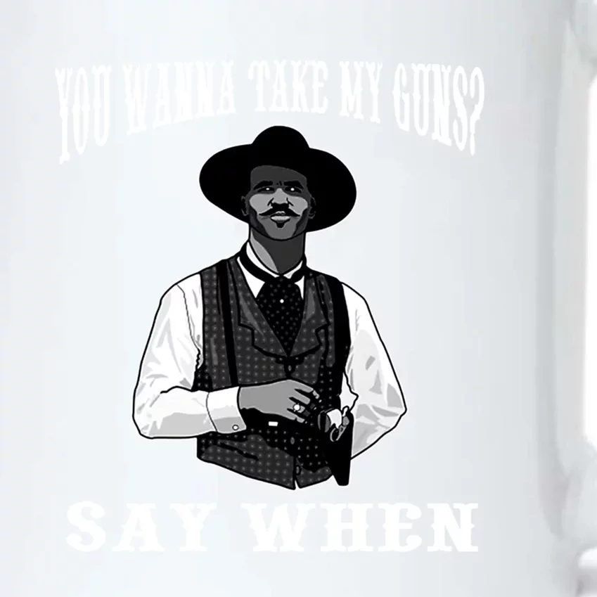 I'm Your Huckleberry Say When Doc Holiday Black Color Changing Mug