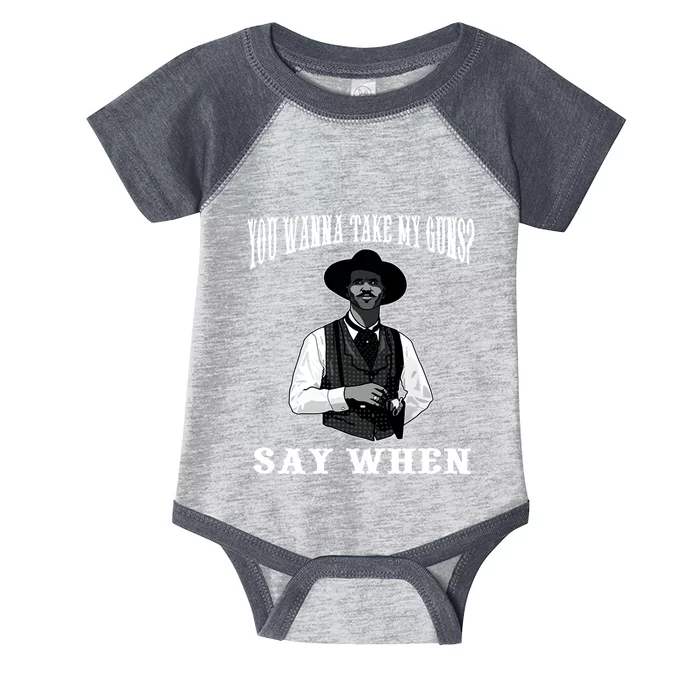 I'm Your Huckleberry Say When Doc Holiday Infant Baby Jersey Bodysuit