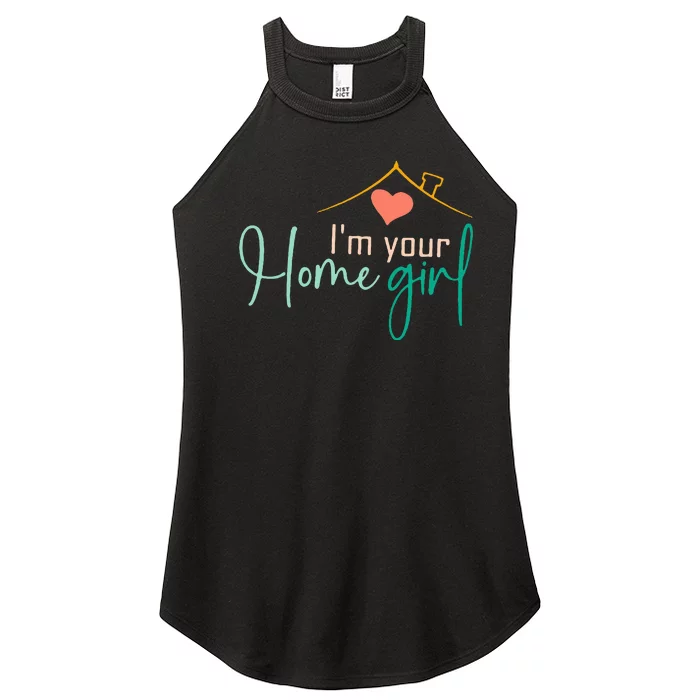 IM Your Home Girl Funny Real.Tor Job Real Estate Agent Women’s Perfect Tri Rocker Tank