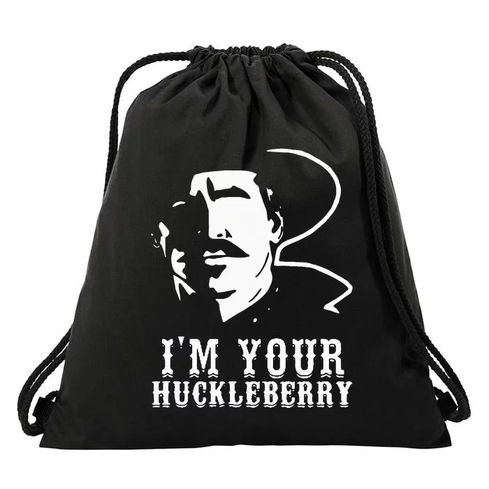 IM Your Huckleberry IM Your Huckleberry Drawstring Bag