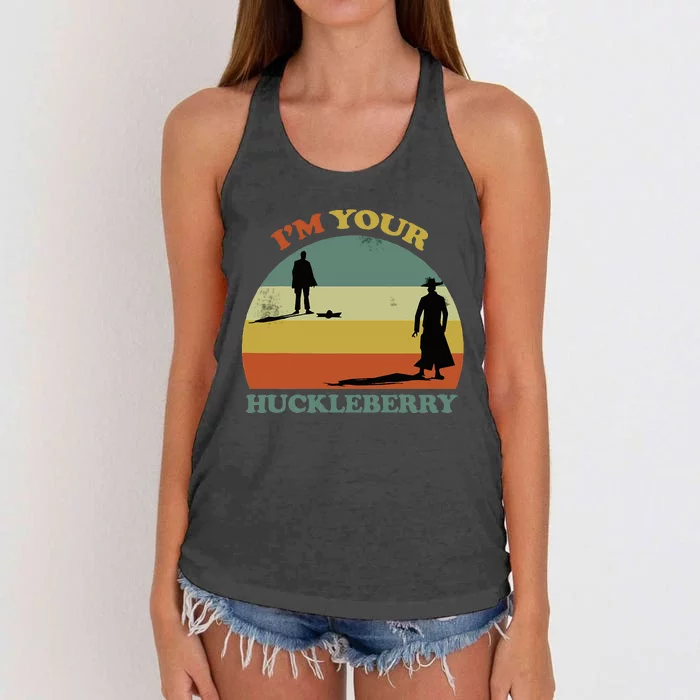 Im Your Huckleberry Im Your Huckleberry Women's Knotted Racerback Tank