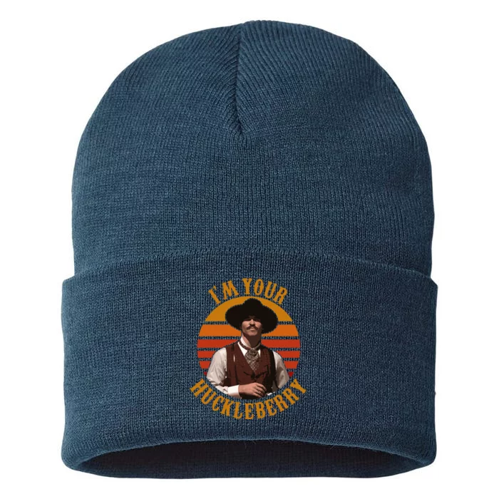 I'm Your Huckleberry, Funny Sayings I'm Your Huckleberry Vintage Sustainable Knit Beanie