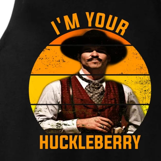 I'm Your Huckleberry Tombstone Ladies Tri-Blend Wicking Tank