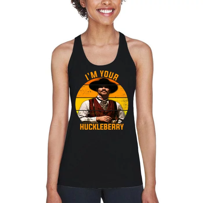 I'm Your Huckleberry Tombstone Women's Racerback Tank