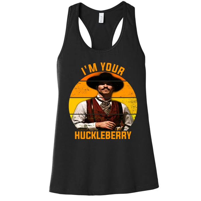 I'm Your Huckleberry Tombstone Women's Racerback Tank