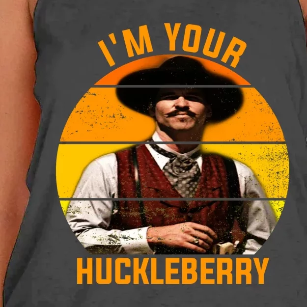 I'm Your Huckleberry Tombstone Women's Knotted Racerback Tank