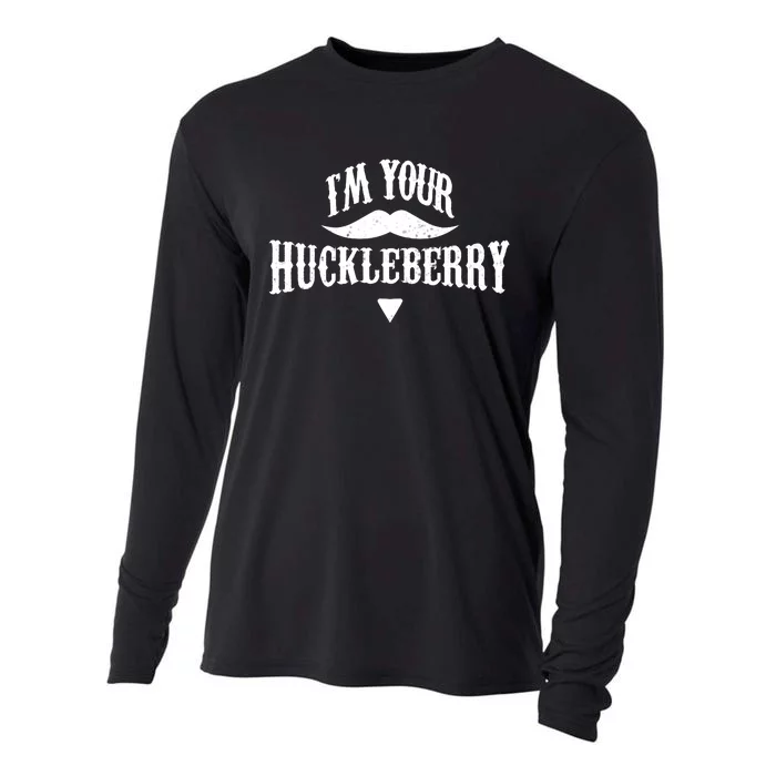 IM Your Huckleberry Tombstone Doc Holliday Parody Cooling Performance Long Sleeve Crew