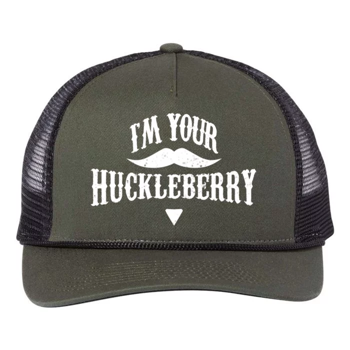 IM Your Huckleberry Tombstone Doc Holliday Parody Retro Rope Trucker Hat Cap