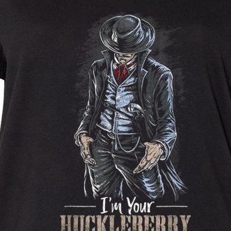 I'm Your Huckleberry Cowboy Quote And Funny Sayings Women's V-Neck Plus Size T-Shirt