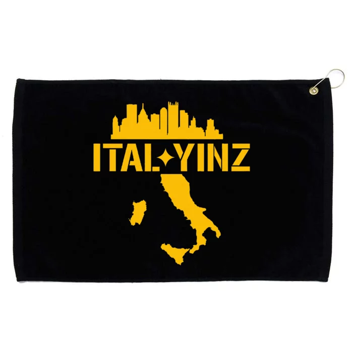 Ital Yinz Italian Pittsburgher Grommeted Golf Towel