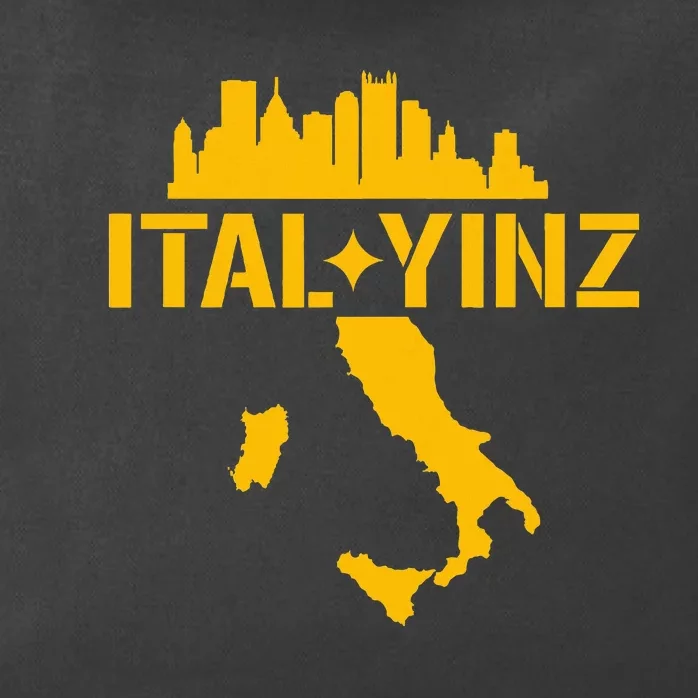 Ital Yinz Italian Pittsburgher Zip Tote Bag