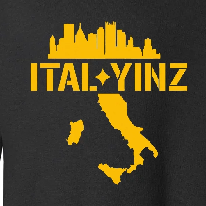 Ital Yinz Italian Pittsburgher Toddler Sweatshirt