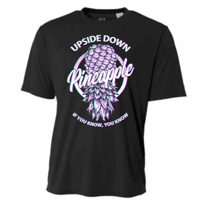 If You Know You Know Upside Down Pineapple Gift Cooling Performance Crew T-Shirt