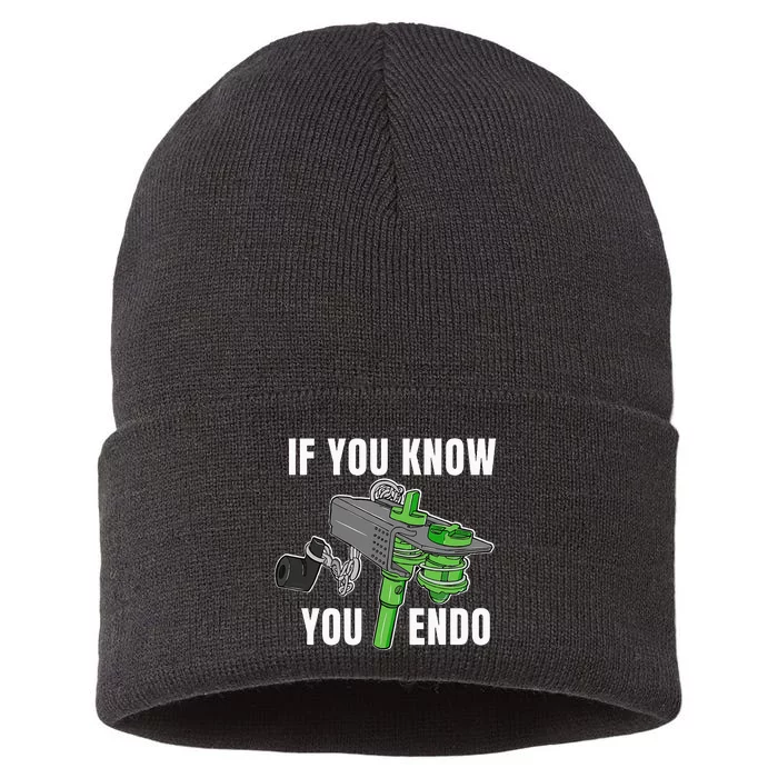 If You Know You Endo Copy Sustainable Knit Beanie