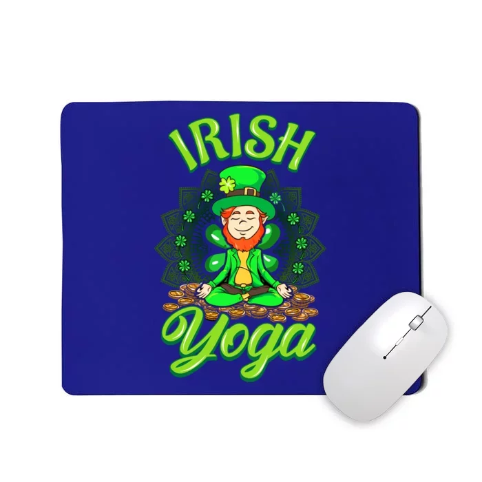 Irish Yoga Leprechaun St Patricks Day Ireland Namaste Meaningful Gift Mousepad