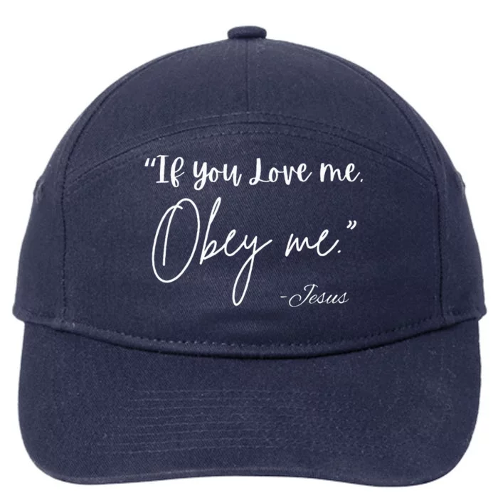 If You Love Me Let Obey Me Happy Together 7-Panel Snapback Hat