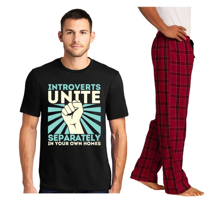 In Your Own Homes Introverts Unite Separately Funny Pajama Set