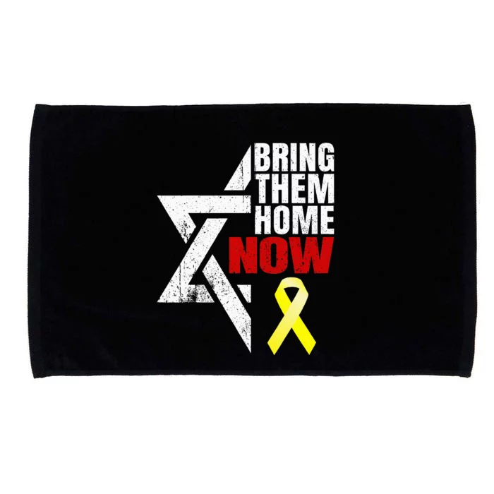 Israel Yellow Ribbon Symbol Bring Them Back Home Now Microfiber Hand Towel