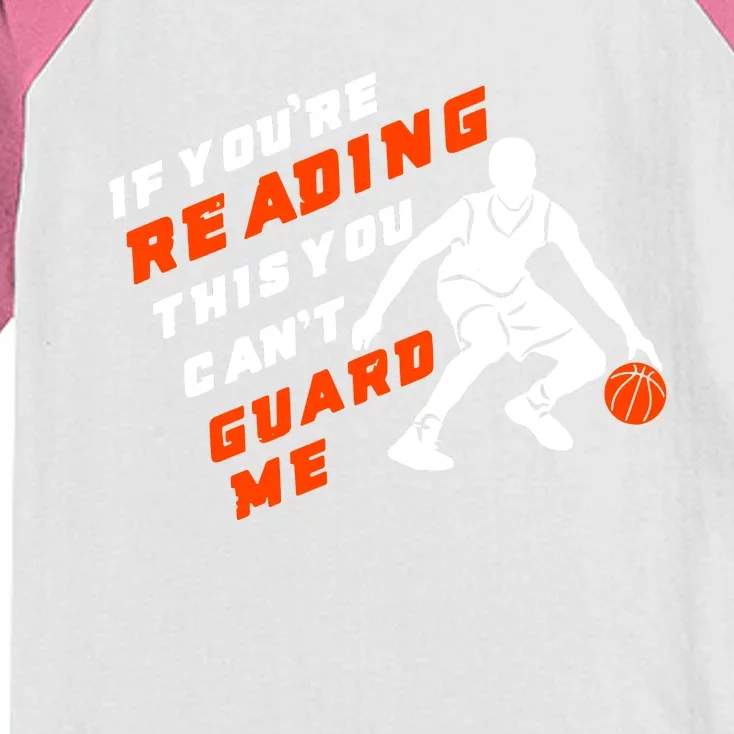 If Youre Reading This You Cant Guard Me Kids Colorblock Raglan Jersey