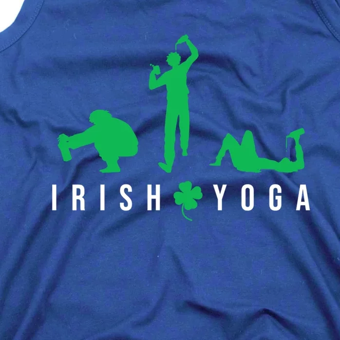 Irish Yoga Shamrock St Paddys Day Beer Ing Gift Tank Top