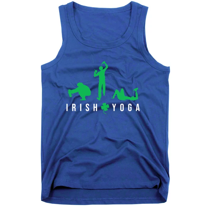 Irish Yoga Shamrock St Paddys Day Beer Ing Gift Tank Top