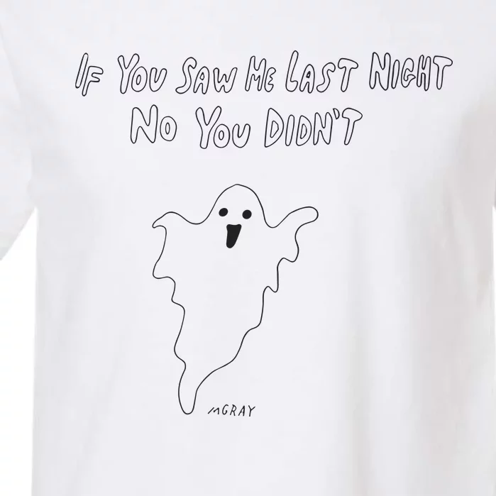 If You Saw Me Last Nicht No You DidnT Garment-Dyed Heavyweight T-Shirt