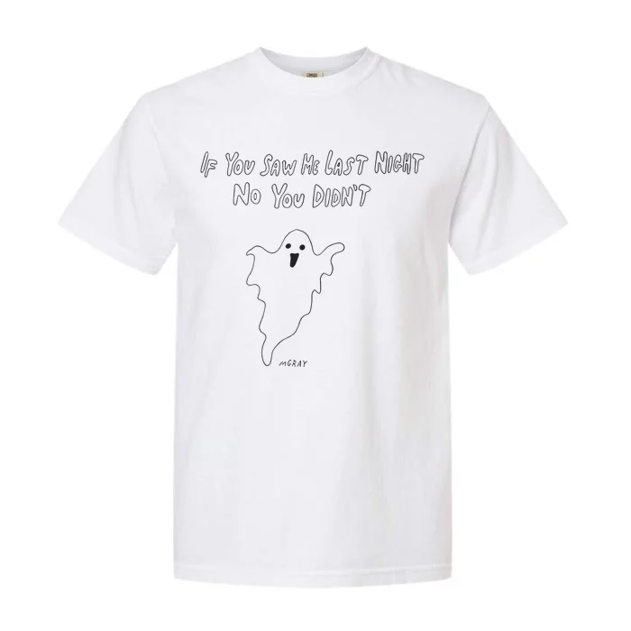 If You Saw Me Last Nicht No You DidnT Garment-Dyed Heavyweight T-Shirt