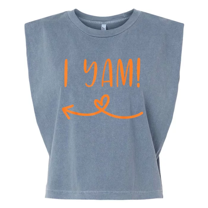 I Yam - She's my sweet potato Garment-Dyed Women's Muscle Tee