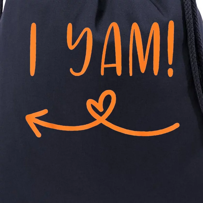 I Yam - She's my sweet potato Drawstring Bag