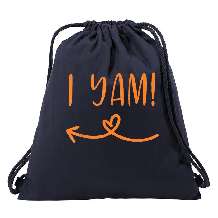 I Yam - She's my sweet potato Drawstring Bag