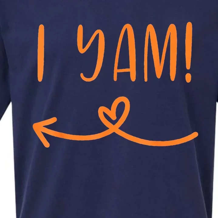 I Yam - She's my sweet potato Sueded Cloud Jersey T-Shirt