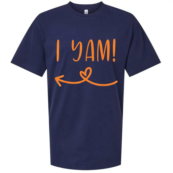 I Yam - She's my sweet potato Sueded Cloud Jersey T-Shirt